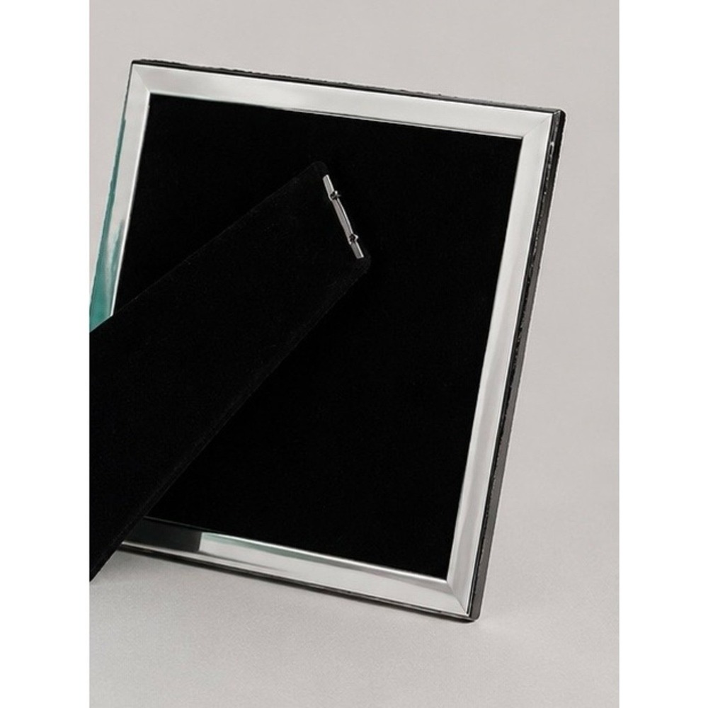 Vintage Tiffany & Co Sterling Silver Pewter Picture Frame 4x6 Dust Pouch Box New - Picture 8 of 8